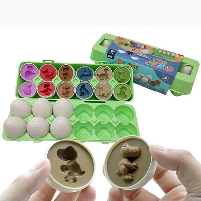 Montessori Egg Matching Puzzle Toy | Shape & Colour Learning Game for Toddlers