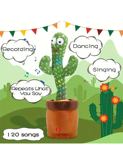 Interactive Dancing Cactus Toy for Kids | Singing, Talking & Voice Repeating